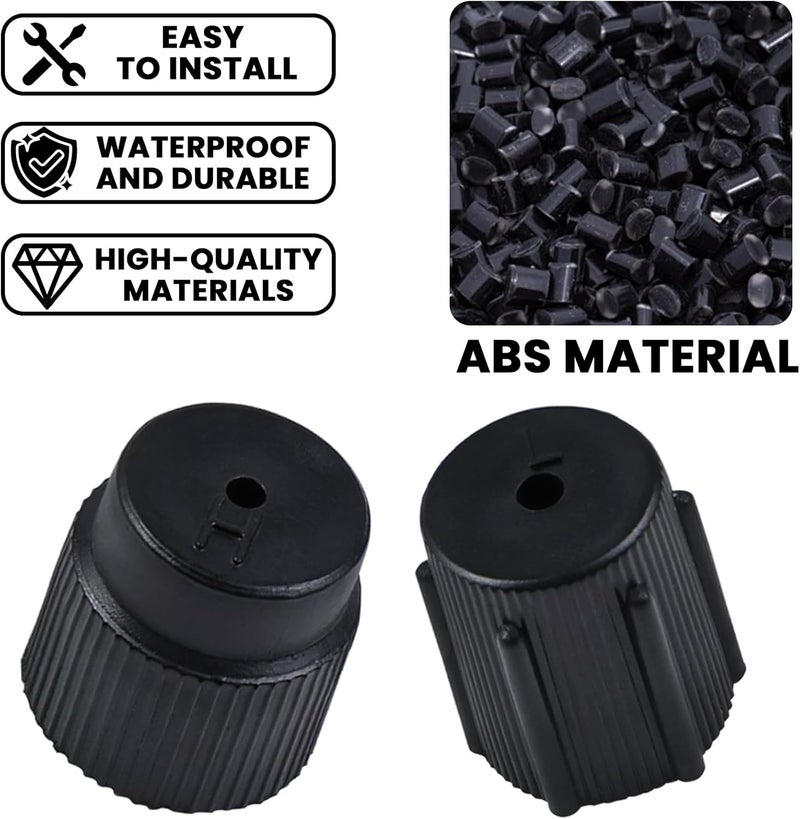 Cranviech 10 Pcs Air Conditioner Valve Covers, 13mm Low Pressure Covers, 16mm High Pressure Covers, Sealing Port Cover, Universal Accessories for Most Cars - Image 4